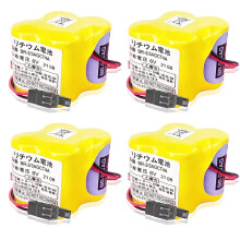 BR2/3AGCT4A 6V 4400mAh PLC Backup Battery Pack 4 Pack LongTerm Power Backup for FANUC CNC A98L00310025