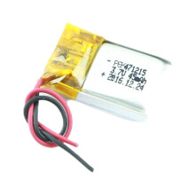 LiPo Battery 3.7V 45mAh 471215 Compact Lithium Polymer Rechargeable Battery for Wearable Devices