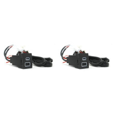 2X 12V/24V Car Phone Charger Socket Double QC3.0 Type-C PD USB Charging Port Power Adapter for 9n 9n3 2004-2011