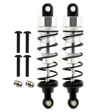 (Silver pair) KINCJON 1/10 Replaceable Rc Crawler Suspension Shock Spring Exteriors For Electric Toy