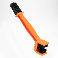 Bicycle Mountain Bike Motorcycle Chain Brush Cycling Mountain Bike Crankset Cleaning Brush Riding Equipment, Motorcycle Chain Brush1pcs-orange