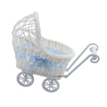 Multifunctional Cart Shape Flower Basket Plastic Container Candy