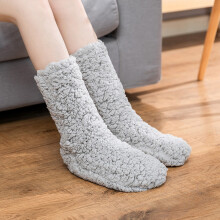 Crew Socks, Knee-High Warm Fuzzy Coral Fleece Socks for Women – Soft Slipper & Dress Socks, Slouch Style