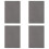 4X Rubber Stamp Sheet for Lasers Engraving Machine with A4 Size 2.3mm (Dark Gray) 1