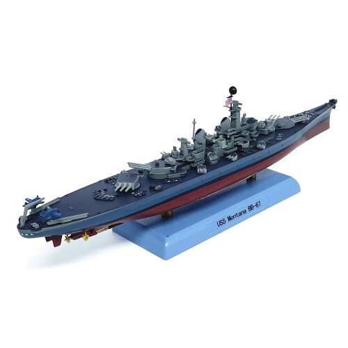 Θωρηκτό USS Montana BB-67, μοντέλο Β' Παγκοσμίου Πολέμου, από χυτό κράμα, κλίμακας 1/1000, 11,2