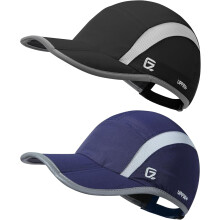 2 Pack Reflective Foldable Sports Hat UPF 50+ Sun Protection Outdoor Run Hats for Men and Women