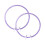 2Pcs Mulfunctional Adjustable Embroidery Frames Round-Purple 1