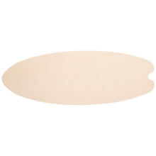 Prancha de surf de madeira em branco para decoração de parede, faça você mesmo, prancha de surf inacabada.