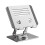 Adjustable Foldable Tablet Stand, 360 Rotatable Ergonomic Cooling Holder for Desk, Silver 1