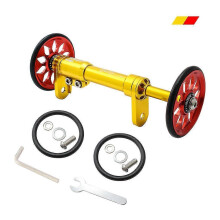 (Golden Rod Red Wheel) KINCJON Ultralight Rear Load Rack Rod Aluminum Alloy Extension Telescopic Bar New Hot