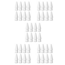 40-Pack ErsäTtningsspets för Pencil Nibs för Pencil 1:A och 2:A Generationen (Vit)
