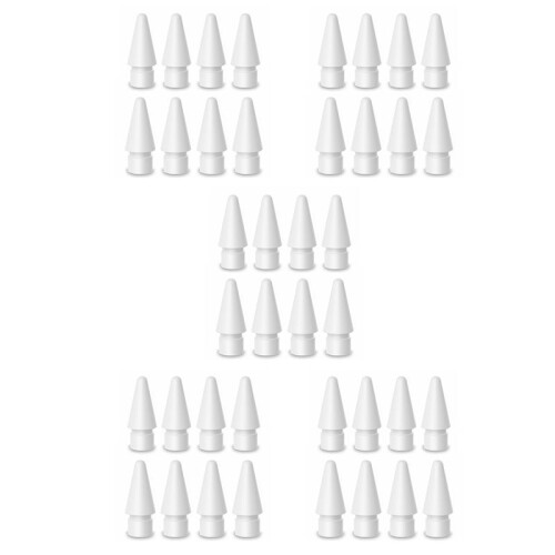 40 Pack Replacement Tip for  Pencil Nibs for  Pencil 1St & 2Nd Generation (White)