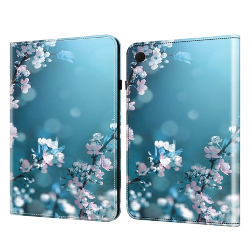 Tablet Case For Compatible With Samsung Galaxy Tab A9+ Â Lightweight Pu Leather/Tpu Folio With Card Slots & View Stand, Floral Blue 9028731605777