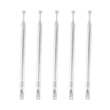 5X Replacement 39cm 6 Sections Telescopic Antenna Aerial for Radio TV