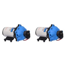 2X Washdown Pump 12V RV Water Pump 5.5 GPM 70 PSI Max. Lift Self Priming for Marine Deck, Yacht, Caravan Motorhome Boat