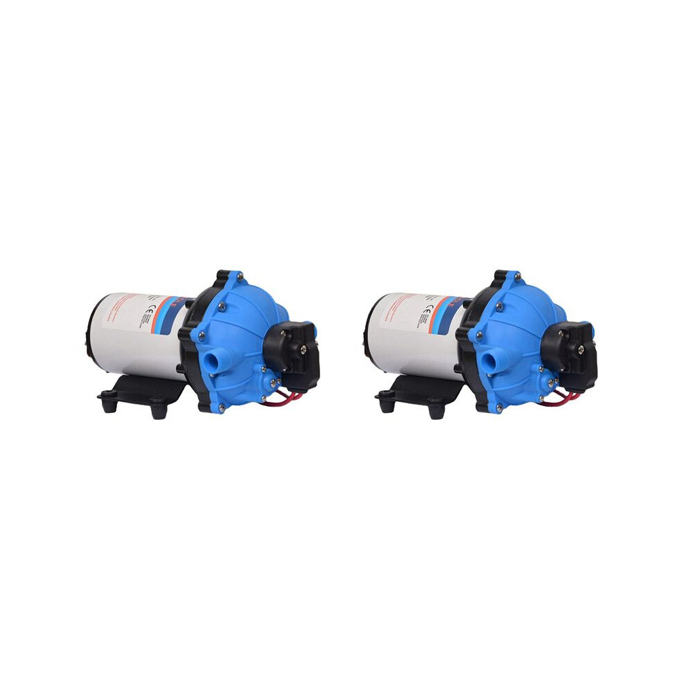2X Washdown Pump 12V Rv Water Pump 5.5 Gpm 70 Psi Max. Lift Self Priming For Marine Deck, Yacht, Caravan Motorhome Boat 6034079284874