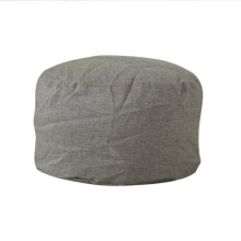 Tömött lábtartó ottomán puffhuzat, mosható kerek puffhuzat 16,5" x 12,5"-os padlópuff nappaliba, hálószobába, gyerekszobába,