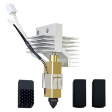 For Centauri Carbon Ceramic Hotend 0.4mm Hardened Steel Nozzle-Extruder Hot End with Extra Silicone Sock+ Nozzle Brush