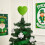 Green Felt Heart Tree Topper for St. Patrick's Day 1