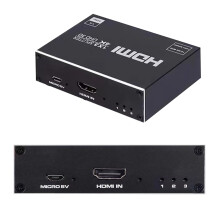 4K HD-splitter met 1 ingang en 3 uitgangen voor PS4, Xbox, Blu-ray en HDTV. Hetzelfde beeld op meerdere schermen.