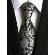 Men's Flower Jacquard Woven Necktie HZ195