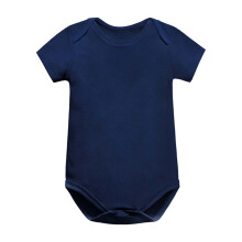 Body per neonati, tutina in cotone per bambini e bambine, tinta unita, maniche corte, ideale per baby shower (0-24 mesi).
