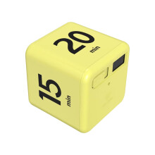Cube Gravity-Sensing Flip Timer with Digital Display, Countdown & Alarm – Compatible with Study/Cooking/Workouts/Office