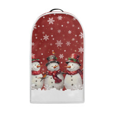 Snømann, snøfnuggmønster, lett støvdeksel til kaffemaskin med snøfnugg og universal 43 cm H x 23 cm L x 18 cm B