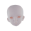 Cabeça de boneca BJD de 60 cm (24 polegadas) para artesanato e confecção de bonecas, ideal para maquiagem e confecção de bonecas BJD. 1