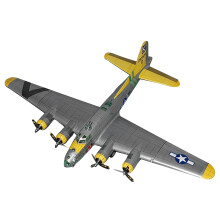 Aviation Enthusiast's Dream: Boeing B-17 Flying Fortress Paper Model Kit for Display Purposes