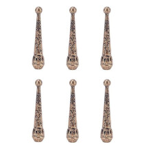 3 Sets Bolo Tie Making Kit, Bolo Tie Tips Replacement End Caps Kit Bolo Tie Buckle Accessories for Bolo Tie Making