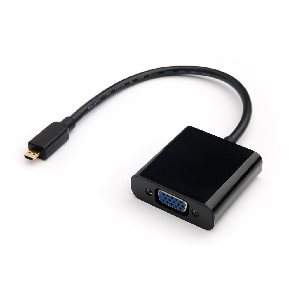 Micro Hdmi To Vga Converter Micro Hdmi To Vga Video Conversion Cable 1080P 0.2M 9028731050805