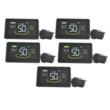 5X H6C Electric Bike LCD Display Meter 24V-60V E Scooter LCD Panel Color Screen with USB UART for Electric Bike(5PIN)