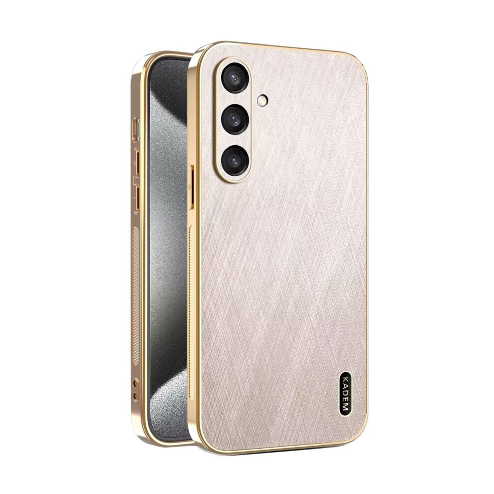 Luxury Electroplated Shockproof Tpu Case For Oppo Reno12f And F27 5G With Raised Camera Protection Gold 9771547578062