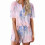 Σετ πιτζάμας για γυναίκες2Piece σετ πιτζάμας Tie-Dye Modal: Ελαφριά & φαρδιά εφαρμογή για 1