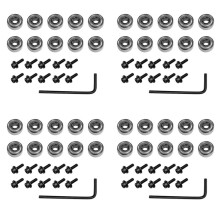 40Pcs Router Bits Top Mounted  Bearings Guide for Router Bit Bearing Repairing Replacement Accessory Kit