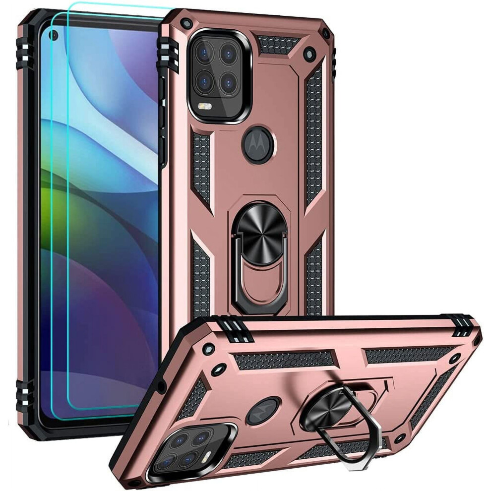 Phone Case For Moto G Stylus 5G With Hd Screen Protector, Military-Grade Ring Holder & Car Mount, 16Ft Drop Tested 9028731072982