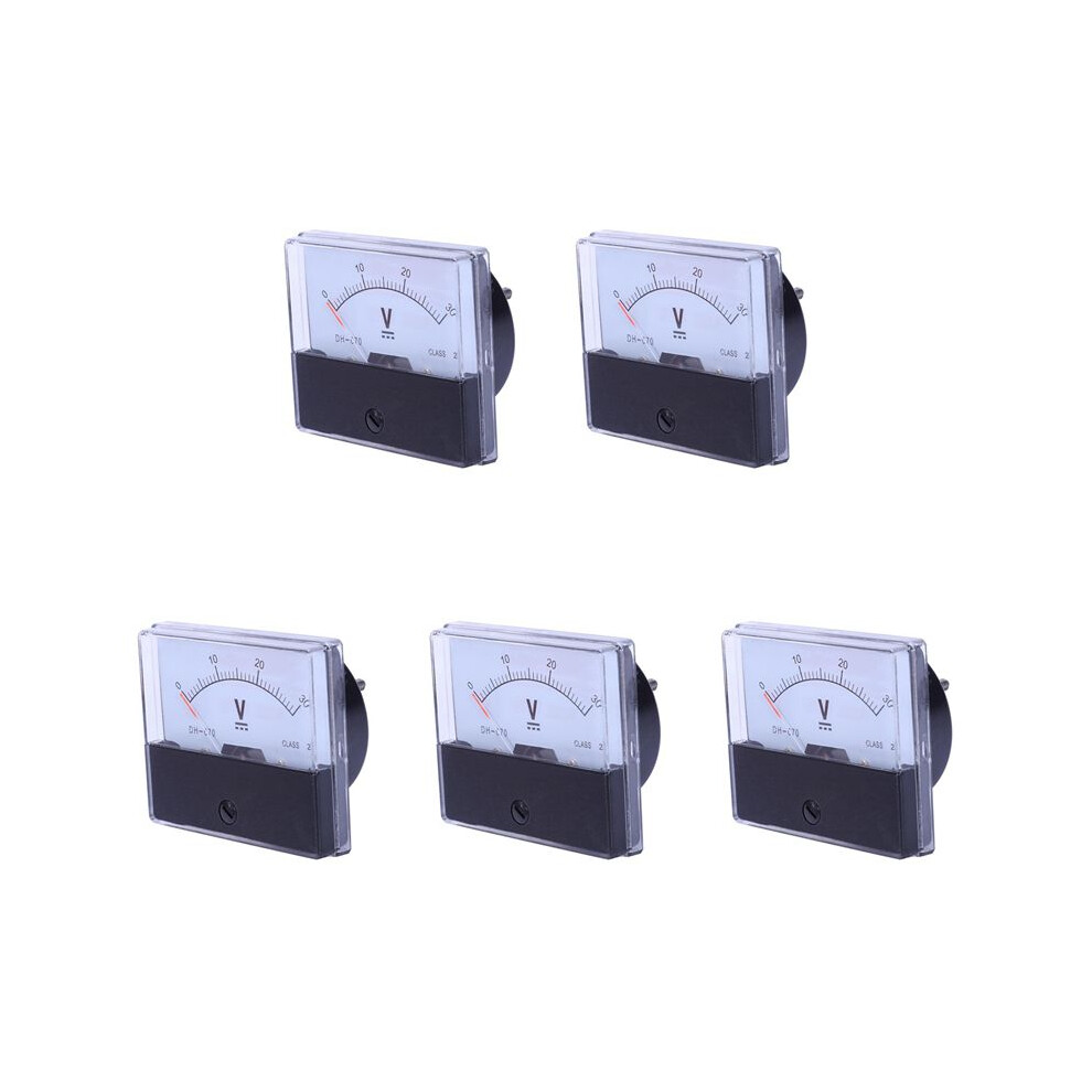 5X Dh-670 Accuracy 30V Analog Panel Meter Voltmeter 6032343660119