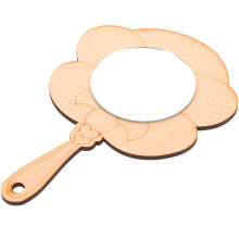 Zehuanyu Makeup Mirror for Kids DIY Painting Set 2 Pieces
