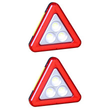 2 Pack Warning Sign Cars Reflective Roadside Triangles Road Triangles Driveway Reflectors