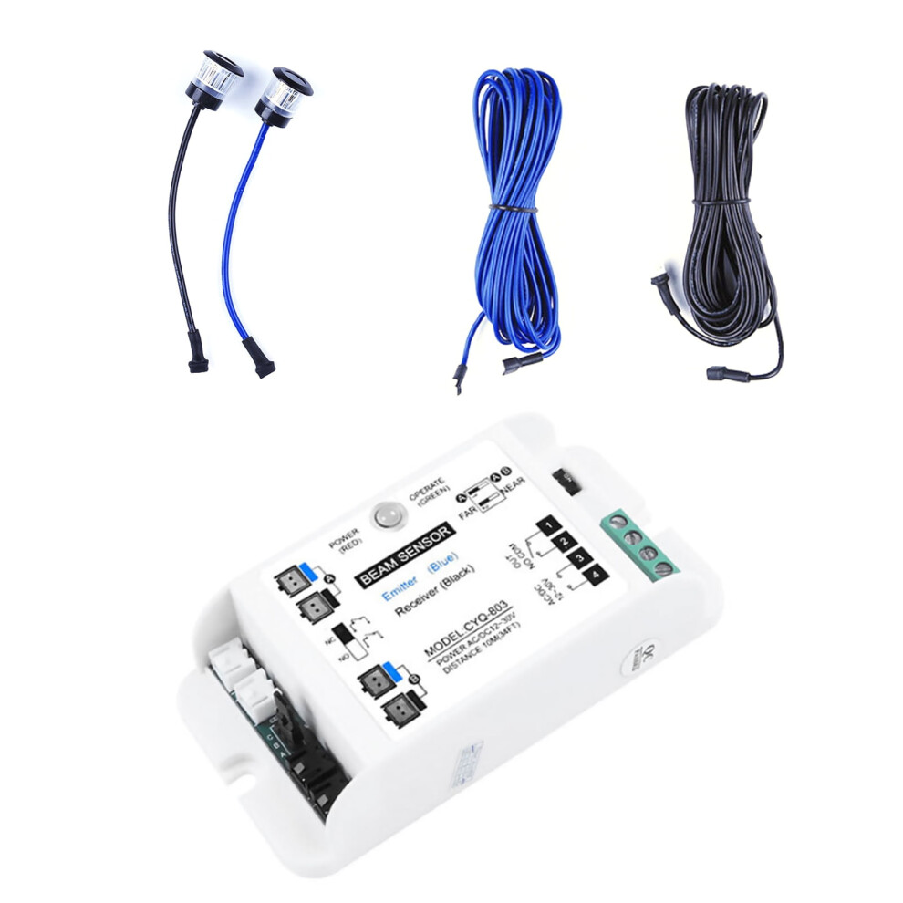 Automatic Sliding Door Beam Sensor Kit Security Sensor Device Automatic Sensor Door Closer Anti-Clip Sensor Door Beam 9479868994072