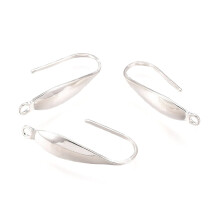 Surgical Stainless Steel Earring Hooks 10 pcs 20x4.5x1mm