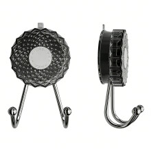 Lot de 2 crochets Ă ventouse solides pour salle-Gris transparent