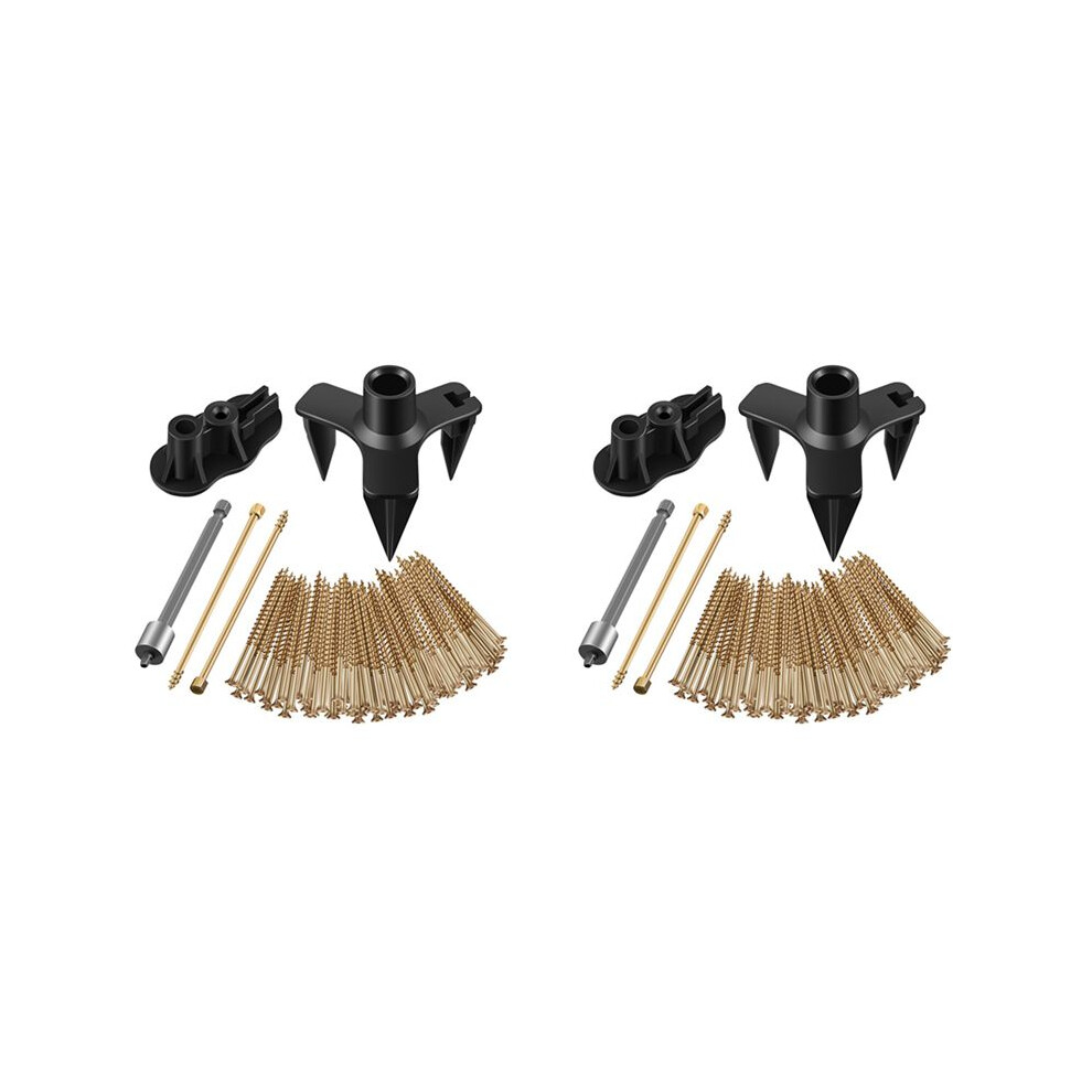 2X Floor Repair Kit, No More Squeaks Kit Eliminates Floor Squeaks, Fits Most Carpet Hardwood Floors 6032404837047