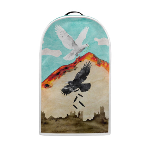 Eagle Pattern Food Processor Cover for Kitchen Use Elastic
