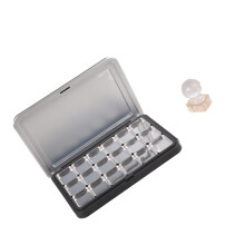 Durable Magnetic Empty Makeup Palette With Mirror Securely-5