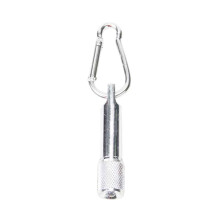 Y-059 Silver Mini Flashlight Aluminum Alloy 1-Pack
