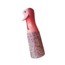 Sparkling Bead Pattern Refillable Sprayer Bottle-pink model