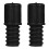 2Pcs Mop Stick Replacement Black Plastic For Ergonomic Grip Cleaners 1