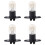4Pc Microwave Oven Global Light Lamp Bulb Base Design 250V 2A Replacement Universal 1